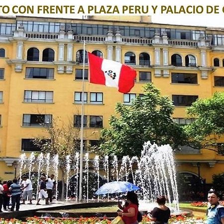 Apartmán Apartamento Frente Al Palacio Gobierno Lima Exteriér fotografie