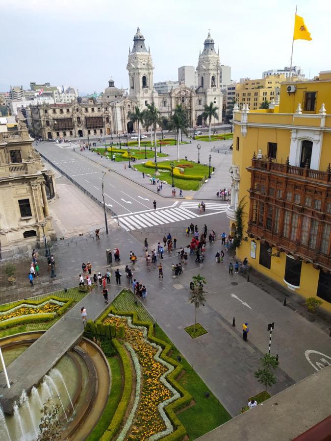Apartmán Apartamento Frente Al Palacio Gobierno Lima Exteriér fotografie